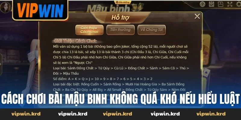 Cách chơi bài Mậu Binh không quá khó nếu hiểu luật