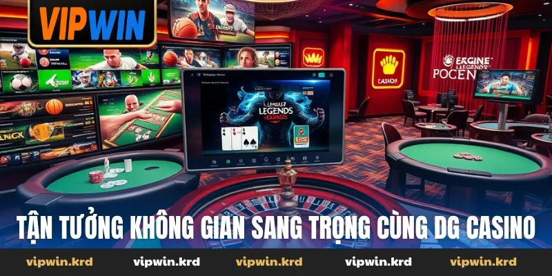 Tận tưởng không gian sang trọng cùng DG Casino