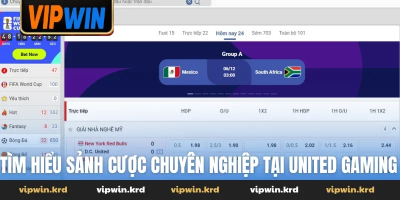 Tìm hiểu sảnh cược chuyên nghiệp tại United Gaming